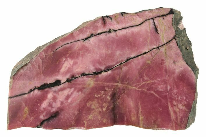 Polished Rhodonite Slab - Ural Mountains, Russia #227211